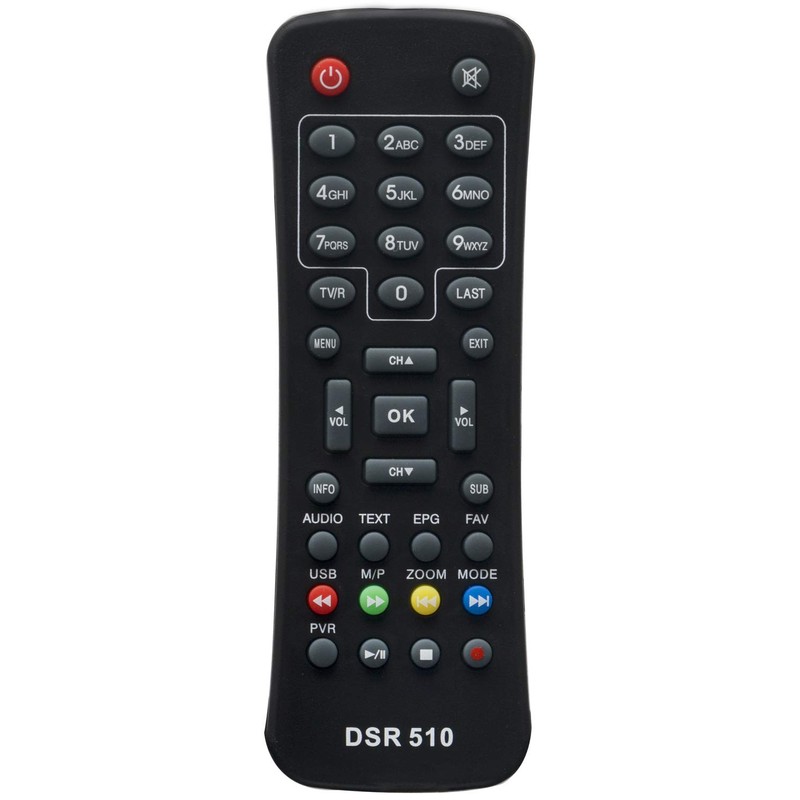 ALLIMITY DSR510 Remote Control Replacement for Schwaiger Satellite Receiver DSR