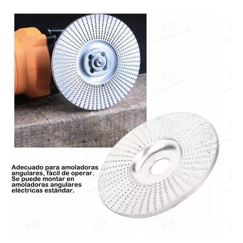 Dolores Disco Amoladora Angular Para Tallar Madera Pulidor Lijado