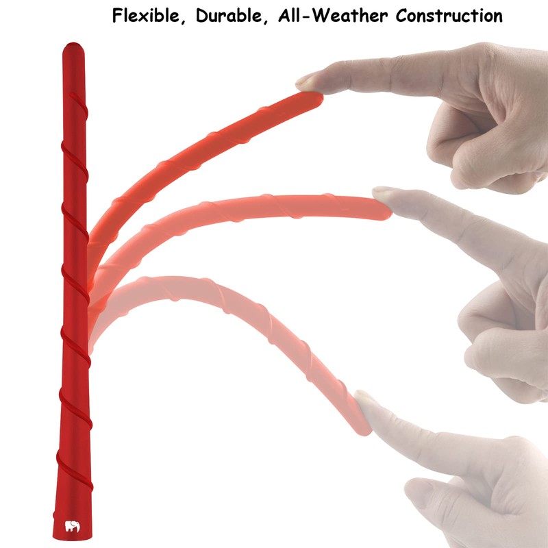 ONE250 8" Spiral Copper Core Antenna for Harley Davidson Motorcycles