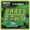 TIBHAR GRASS D TECS TABLE TENNIS RUBBER (Black, 0.5 mm)