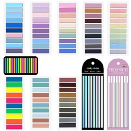 Simpeak 2220 Piezas ndice Adhesivas Pestaas, Notas Destacadas Autoadhesivas Etiquetas Grabables, Coloridos Llamadas de ndice Pestaas para...          