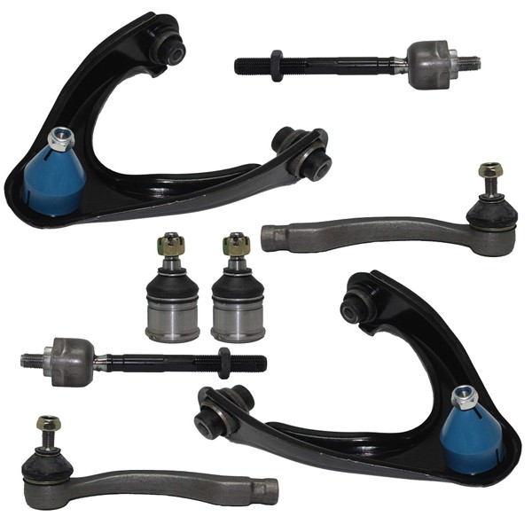 Detroit Axle - 8PC Front Upper Control Arms w/Ball Joints,