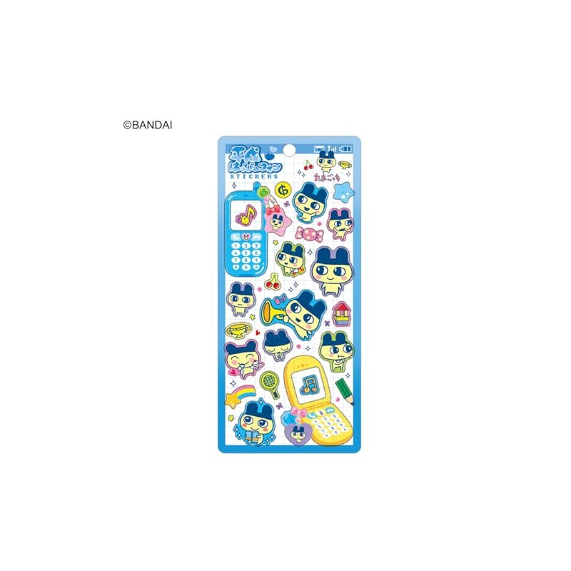 Krax 137349 Heisei Paper Phone Stickers / Mametchi