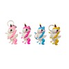 4Trails Unicorn Lucky Keyring Keychain Pastel Pink Blue Yellow White