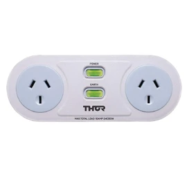 Thor C2 Smart Filter Duo 2 Surge Protected AC Outlets Filtered Twin
