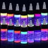 GTARTISTOO 14 Color Tattoo Ink Set 1/2(15ml)/Bottle Professional Tattoo Fluorescent