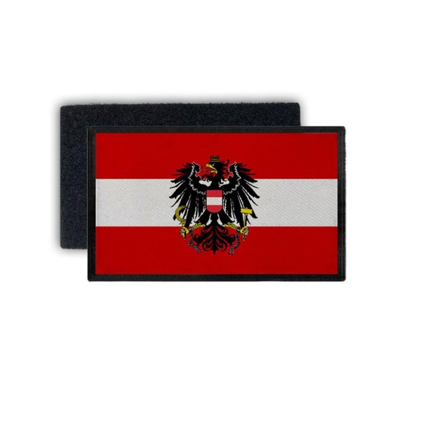 Copytec Patch 7.5 x 4.5 Austria Bra Flag Federal Army Eagle Vienna Flag Badge #34618