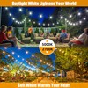 96FT(48×2) LED Outdoor String Lights for Patio with Waterproof Shatterproof