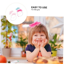 Baluue 4pcs Boys and Girls Flower Design Hair Adorable Headdresses for Parties Costumes Festivals Comfortable Creative Hair Accessories for Girls