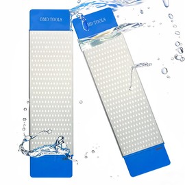 VPRO SpSpeed Schlittschuh Kufenschärfer 2-seitig 360/1000 Schleifstein, Schlittschuhschärfer für Eisschnelllauf und Küche (D)