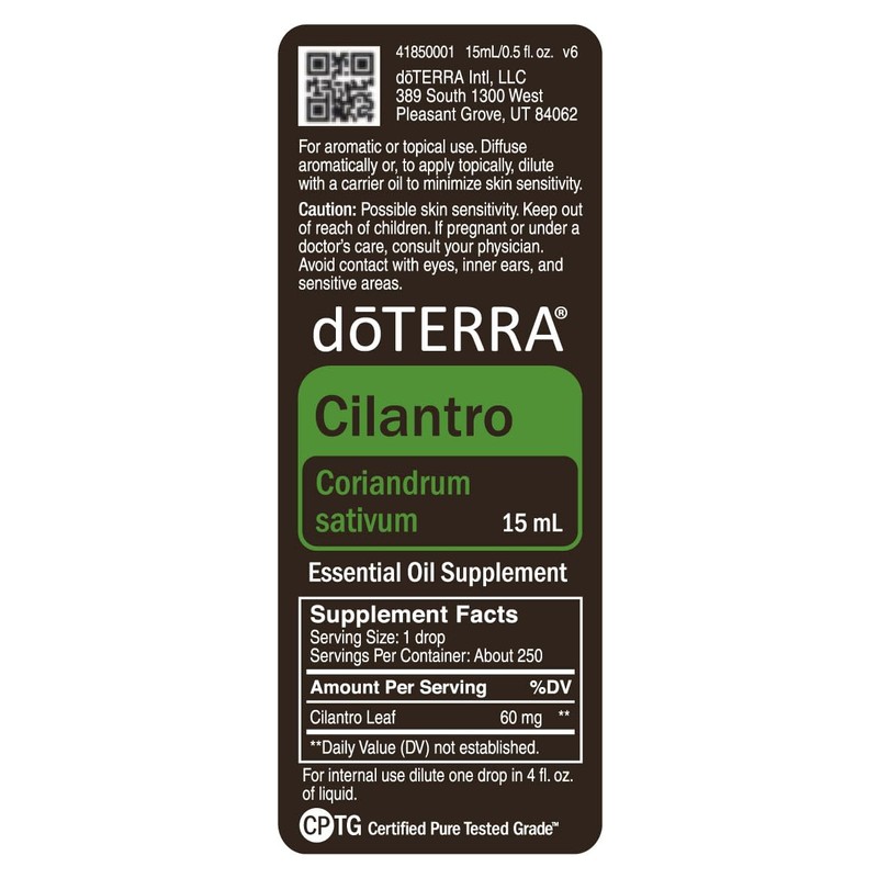 doTERRA - Cilantro Essential Oil - 15 mL