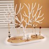 MORE&LESS Antlers Jewelry Display Stand,Tree Tower Rack Hanging Organizer for