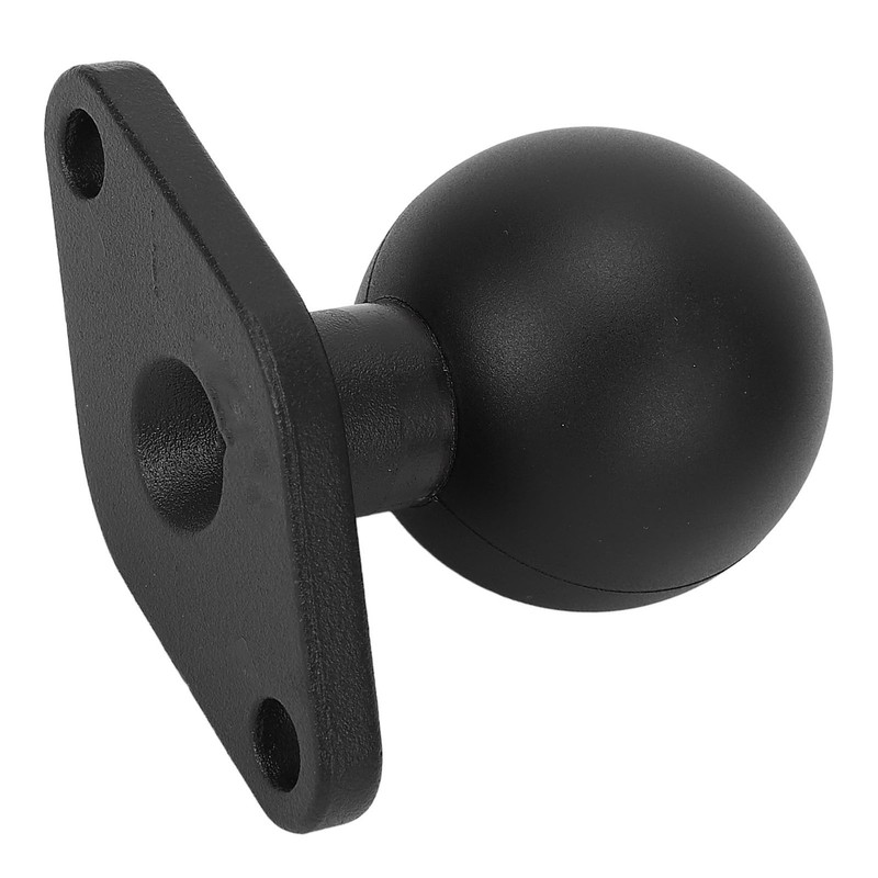 アルミニウム合金マリングレード1.5インチボールマウントベース、耐久性のある陽極酸化フィニッシュ、アンチスリッププレート、Cサイズのボールマウントアダプターと互換性があり、ラムマウント用の汎用溶液