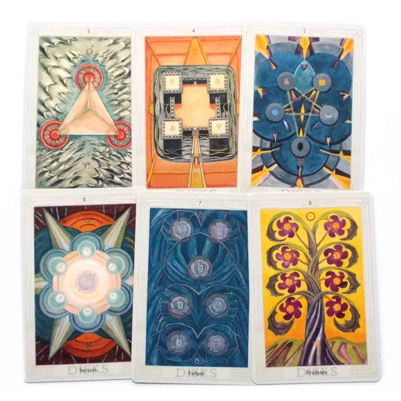 Green Cross Toad Aleister Crowley Thoth Tarot 78 Cards Deck