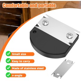 KEWAYO Edge Banding Trimmer & 1PCS Replacement Blades,Edge Corner Planer with Hanging Strap,Edge Banding Cutter,Hand Planer Edge Bander,for Deburring, Chamfering and Trimming