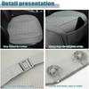 West Llama Linen Front Car Seat Cover Protector Anti-Slip Bottom