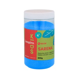 INNSPIRO Sabbia colorata NEON Blu 600 Gr., per decorazione e artigianato