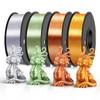 WEEDO Silk PLA Filament 1.75mm Bundle for 3D Printer, 4