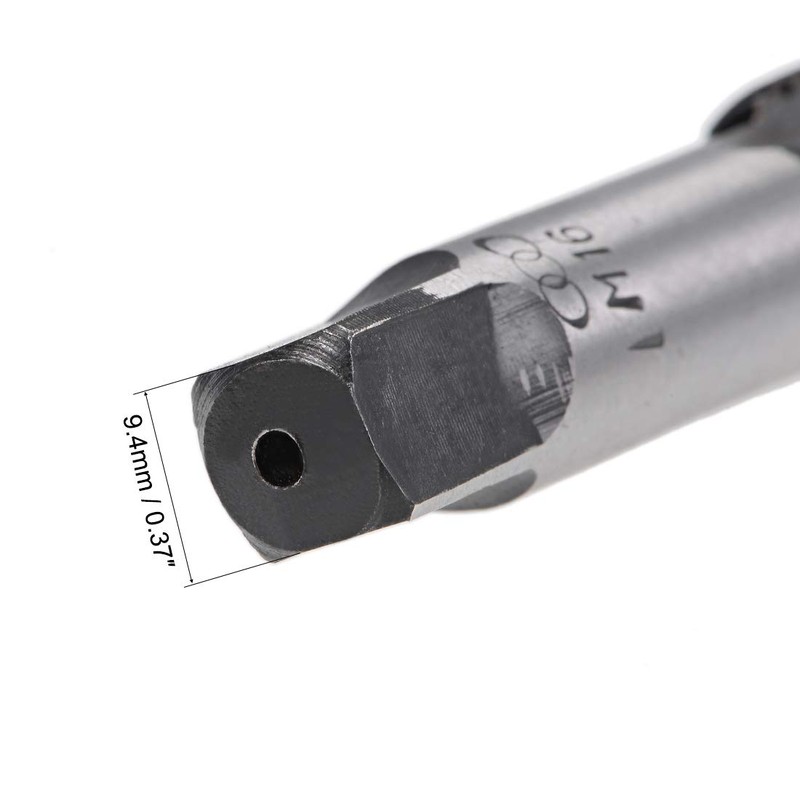 sourcing map 1 Pair Metric Hand Threading Tap Set M16