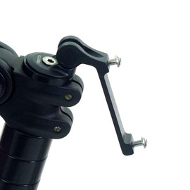 Vincita Stem Top Cap Bike Water Bottle Cage Adapter, Secure Retention System, Lightweight Aluminum Alloy Black Quick and Easy to Mount for All Bicycle (Adapter Only)