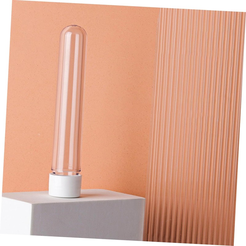 TOVINANNA 10pcs Bulk Test Tube Containers Lids Plastic Candy Storage