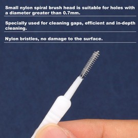 NQEUEPN 50pcs Shower Head Cleaning Brushes, Multipurpose Shower Head Cleaner Tool Gap Hole Anti-Clogging Cleaning Brush Crevice Tiny Brush for Small Hole Nozzle Gaps Household Bathroom