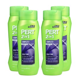 PERT 2 in 1 Complete Plus Scalp Care Shampoo and Conditioner - Itchy Scalp Treatment - Sulfate Free Shampoo and Conditioner for Healthy Hair - 4 pc