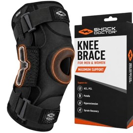 Shock Doctor Ultra - Soporte para Rodilla con Articulaciones Bilaterales, Unisex Adulto, Individual                                                   
