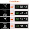 PELLOR Gym Timer, Gym Clock, LED Countdown Countdown Digital Wall