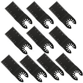 Bestgle 10 Pcs Oscillating Tool Blades, Professional Oscillating Multitool Blades Quick Release Saw Blades Set for Wood Plastic Cutting