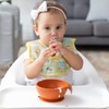 Bumkins Baby Bowl, Silicone Feeding Set with Suction for Baby