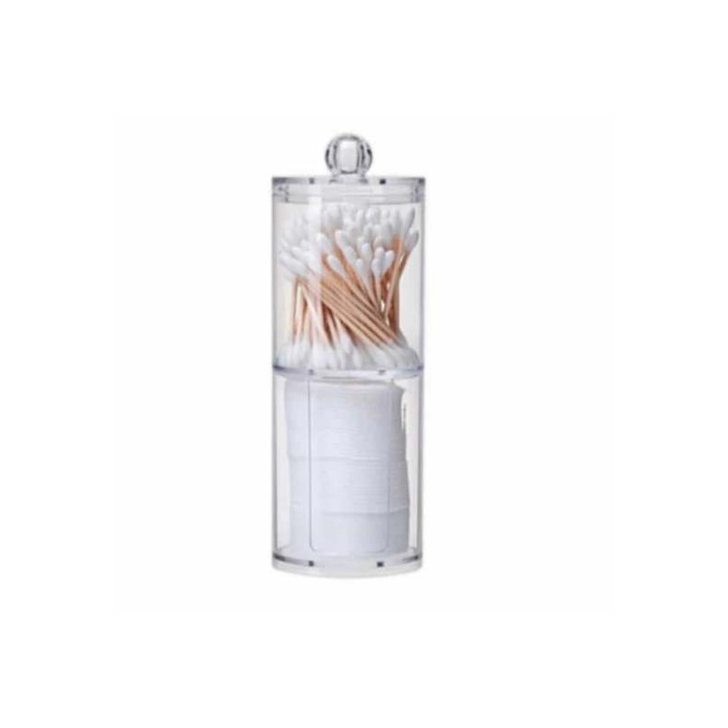 Cotton Puff Case Q-Tip Cotton Puff Container