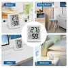 Thermometer Hygrometer Indoor LCD Room Thermometer Humidity Meter Digital Indoor