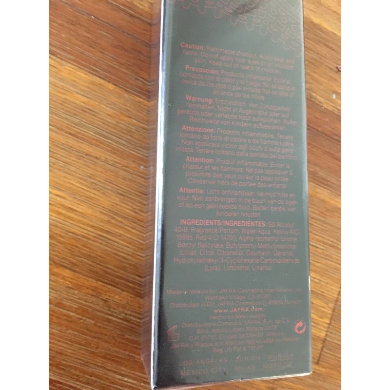 Jafra Risque Classic Eau de Toilette 2 fl oz /