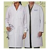 Worklon 3495 Polyester/Cotton Unisex Lab Coat, Medium, White