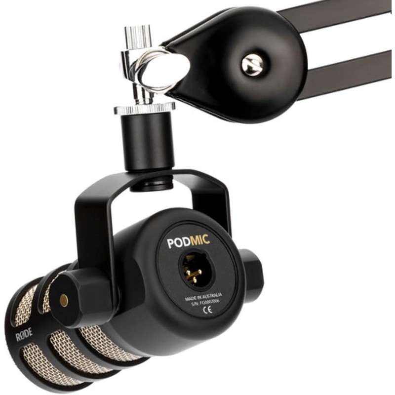 Rode PodMic Dynamic Podcasting Microphone Bundle with Mic Table Stand