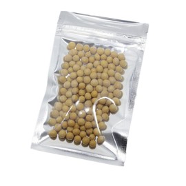 100 Pack 3x4 inch (Inner Size 2.5x2.7 inch) Resealable Clear Silver Mylar Bags for Zip Bulk Food Storage Lock Bag Reclosable Heat Seal Pouch Aluminum Foil Zipper Lock Packaging Bag with Tear Notches
