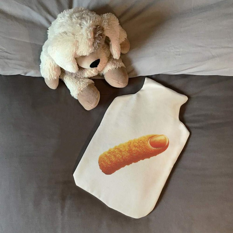'Funny Fish Finger' Hot Water Bottle Cover (HW00039605)