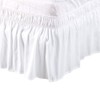 PiccoCasa Elasticated Bed Skirt Ruffled Bed Base Wrap Around Bed