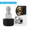 Anxingo Pressure Washer Adapter Set, 3/8" Quick Connect Kit, M22