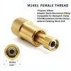 MENSI 1/4" Quick Disconnect Propane Elbow Adapter Fitting Compatible for