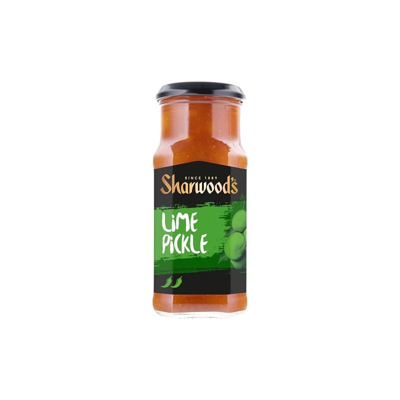 Sharwood's Ready-to-Eat Lime Pickle, 300 g Jar (Pack of 1)