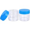 Beauticom 24pcs 30G/30ML (1oz) Thick Wall Round Plastic Clear Container
