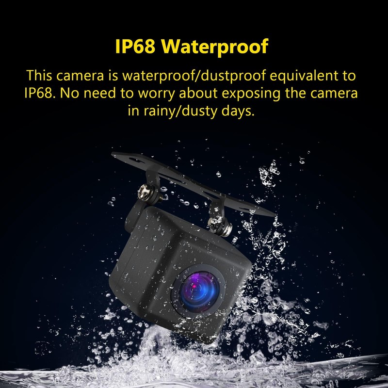 Unifizz A0125 Car Backup Camera Wide Angle 140°- Compatible with