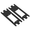 VBESTLIFE RC Servo Adapter Plate, 2PCS Lightweight Carbon Fiber Servo