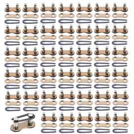 BOHUIZ 40 Pairs Bike Chain Kit, Single/6/7/8 Speed Bike Repair Kit, Reusable Steel Bike Chain Link Bicycle Missing Link Chain Master Link Connectors Repair Parts