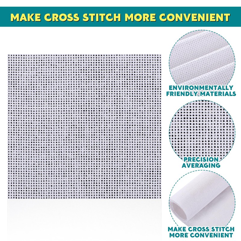 Knitgrip 2 Pack 20 x 18 Inches Needlepoint Canvas 18
