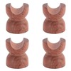 4PCS HiFi Speaker Cable Wire Bracket Wooden Shockproof Insulation HiFi