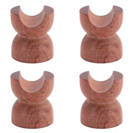 4PCS HiFi Speaker Cable Wire Bracket Wooden Shockproof Insulation HiFi Speaker Cable Stabilizer for Speaker Amplifier Sound System