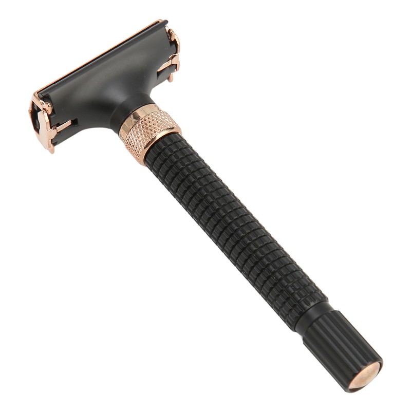 Shaving Handle Metal Safety Double Edge Reusable Shaving Long Handle